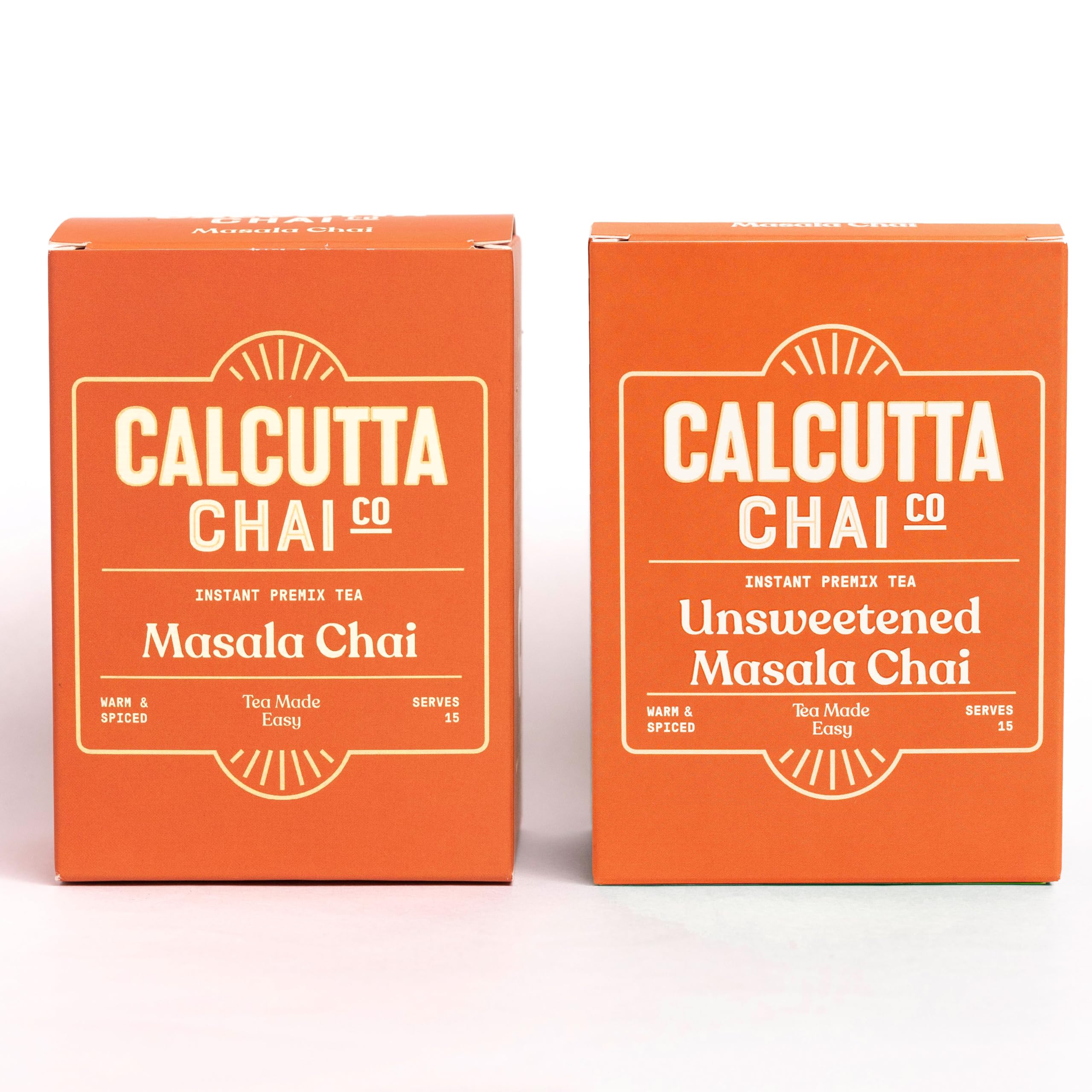 Calcutta Chai Co Masala Chai | Unsweetened Masala Chai | 420 Gram - Pack Of 2 Combo | Instant Tea Premix | 30 Sachets | Low Sugar & Zero Added Suga
Calcutta Chai Co Masala Chai | Unsweetened Masala Chai | 420 Gram - Pack Of 2 Combo | Instant Tea Premix | 30 Sachets | Low Sugar & Zero Added Suga