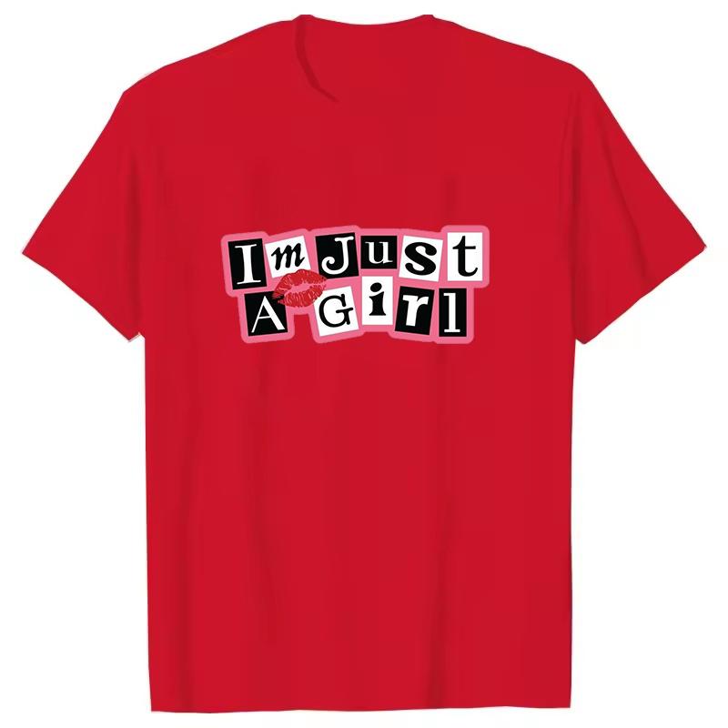 Im Just a Girl Pattern Women Unisex TShirt Short Sleeves Harajuku Unisex Fun Tees Summer Trend Large Size Round Neck Couple Tops S
Im Just a Girl Pattern Women Unisex TShirt Short Sleeves Harajuku Unisex Fun Tees Summer Trend Large Size Round Neck Couple Tops S