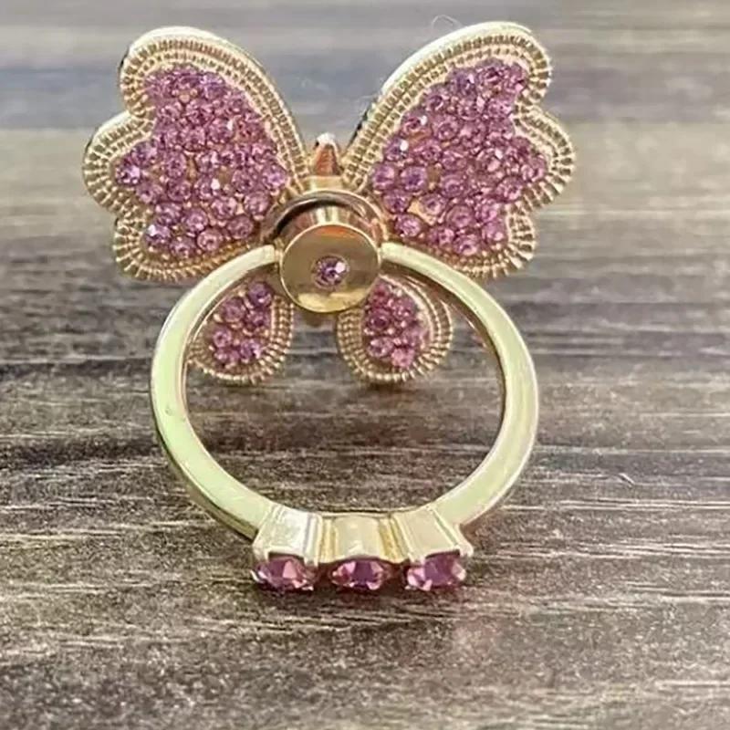New Diamond Butterfly Finger Ring Mobile Phone Holder 360 Rotating Universal Desktop Bracket Phone Accessories
New Diamond Butterfly Finger Ring Mobile Phone Holder 360 Rotating Universal Desktop Bracket Phone Accessories
