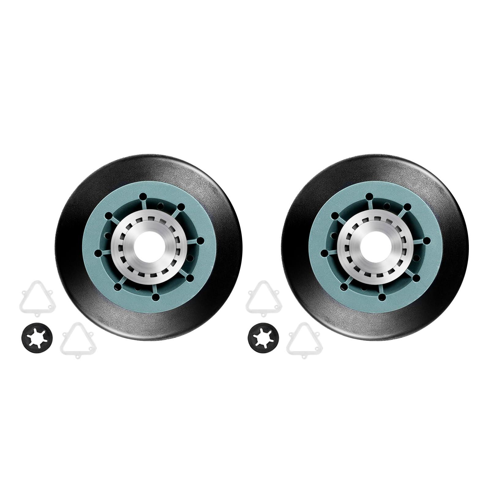2PCS Dryer Drum Roller Set Repair Part Suitable for Support System Rubber and Polymer Construction and Low Noise 1
2PCS Dryer Drum Roller Set Repair Part Suitable for Support System Rubber and Polymer Construction and Low Noise 1