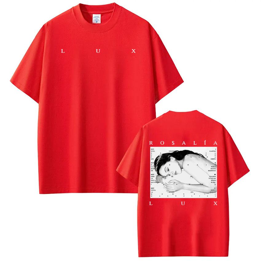 Singer Rosalía LUX Ablum Graphic Tshirt Men Women Fashion T Shirt Casual Cotton Hiphop Retro Oversized Tshirts Streetwear 4XL
Singer Rosalía LUX Ablum Graphic Tshirt Men Women Fashion T Shirt Casual Cotton Hiphop Retro Oversized Tshirts Streetwear 4XL