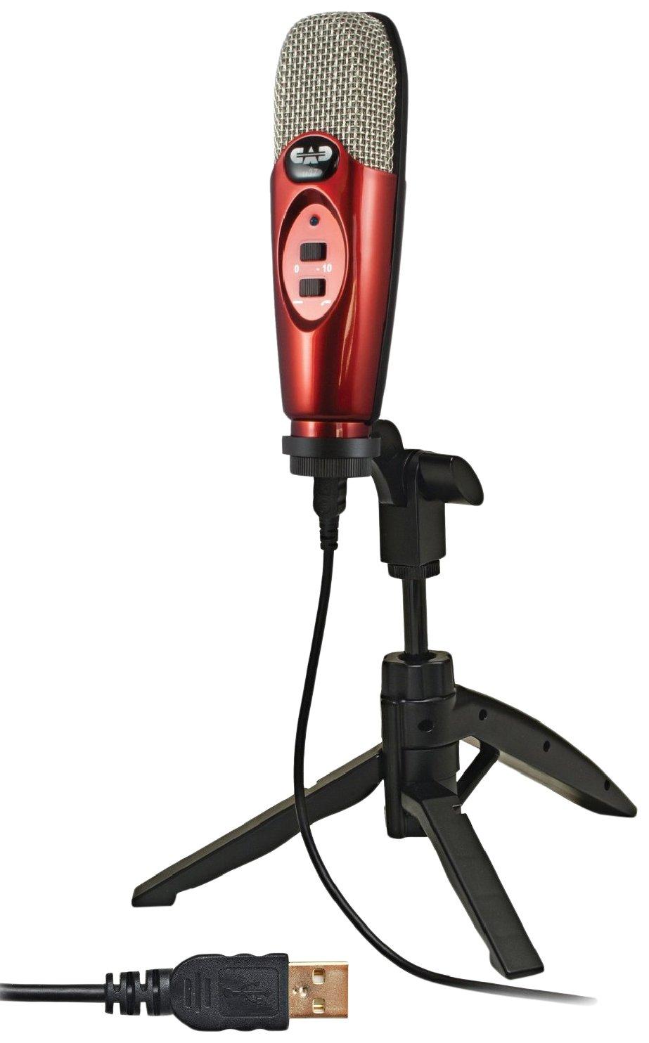 CAD AUDIO USB connection condenser microphone U37 Candy Apple Red конфеты яблоко красный
CAD AUDIO USB connection condenser microphone U37 Candy Apple Red конфеты яблоко красный