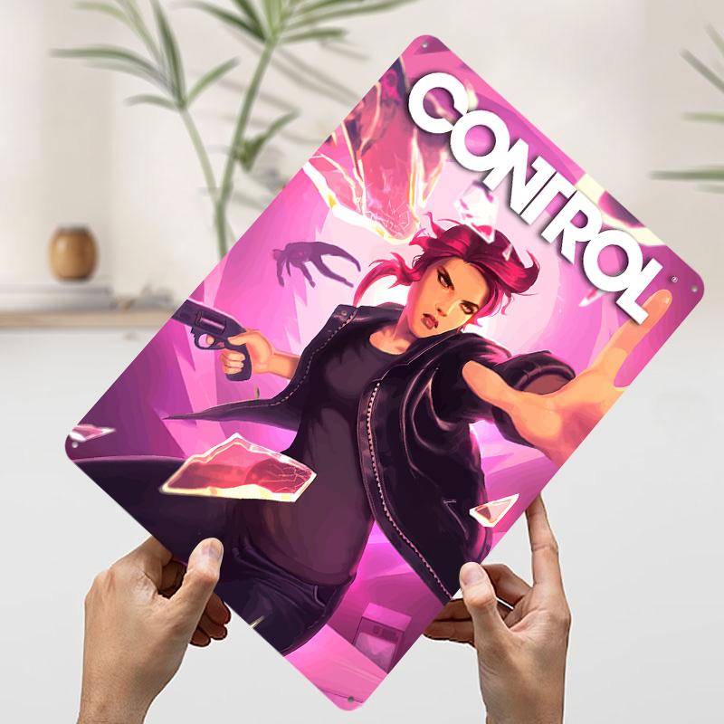 Control Game Tin Plaque Poster Customized Wall Art Retro Vintage Metal Signs for Man Cave Modern Home Decoration Luxury Decor At 7.9x11.8In(20x30cm)
Control Game Tin Plaque Poster Customized Wall Art Retro Vintage Metal Signs for Man Cave Modern Home Decoration Luxury Decor At 7.9x11.8In(20x30cm)