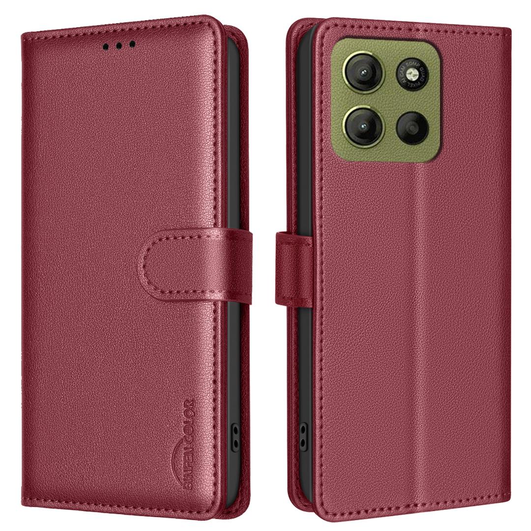 BINFEN COLOR BF32 For Motorola Moto G15 4G Leather Case Wallet RFID Blocking Phone Cover Red
BINFEN COLOR BF32 For Motorola Moto G15 4G Leather Case Wallet RFID Blocking Phone Cover Red