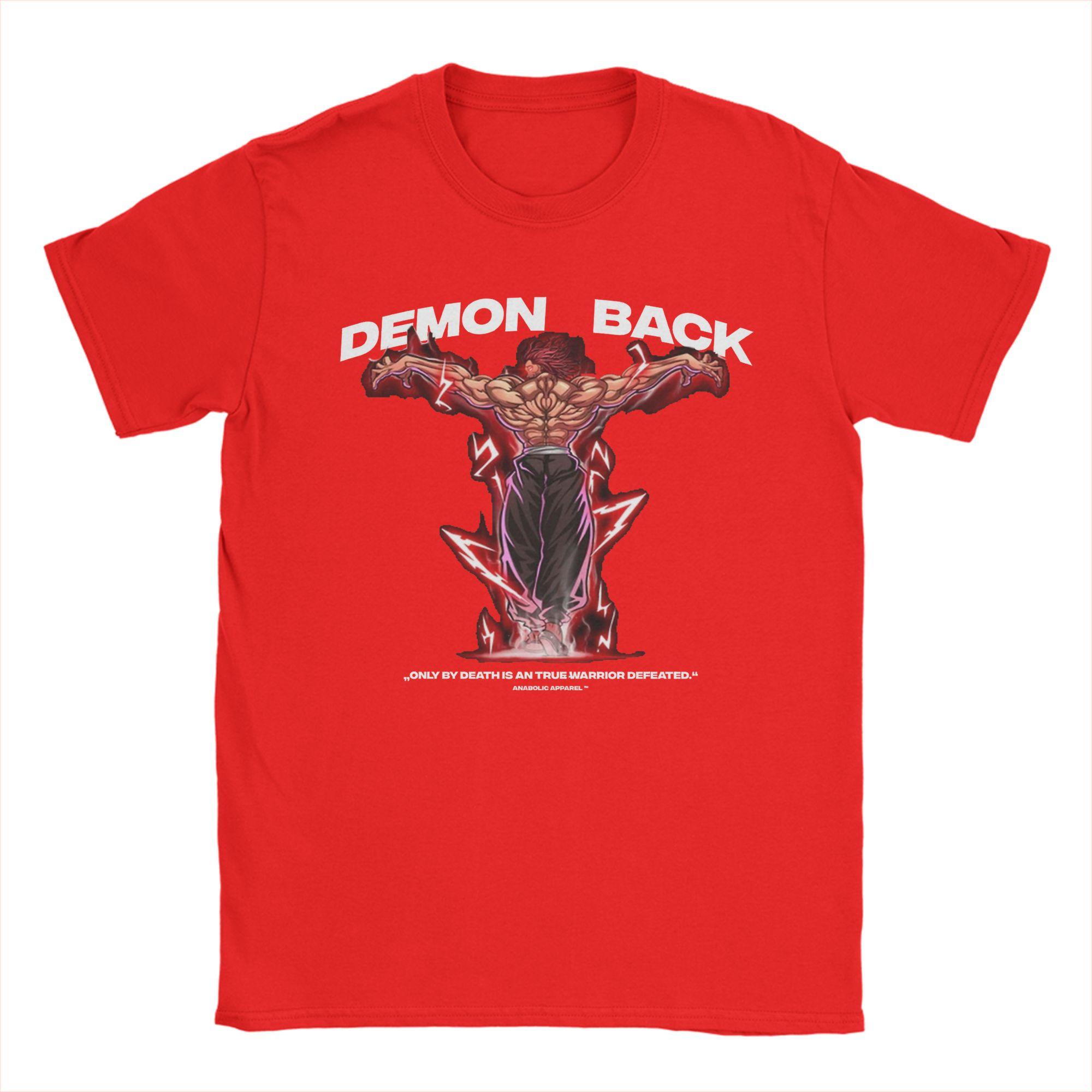 Demon Back Anabolic Apparel Baki Mens T Shirt Vintage Tees Short Sleeve Crew Neck TShirts 100 Cotton Plus Size Clothing S
Demon Back Anabolic Apparel Baki Mens T Shirt Vintage Tees Short Sleeve Crew Neck TShirts 100 Cotton Plus Size Clothing S