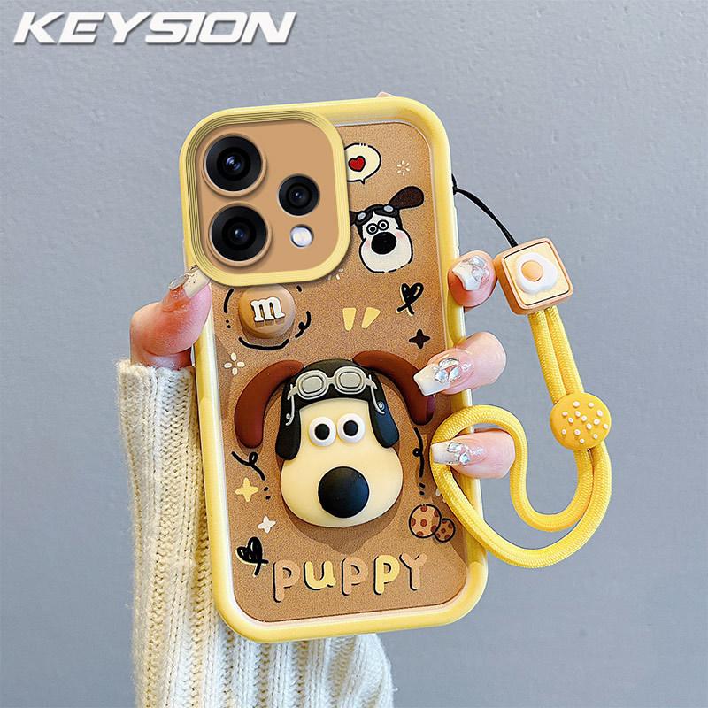 KEYSION Shockproof Case for OPPO Reno15 5G with Lanyard Soft Silicone Cute 3D Cartoon Doll Phone Cover for OPPO Reno 15 5G for OPPO Reno15 5G
KEYSION Shockproof Case for OPPO Reno15 5G with Lanyard Soft Silicone Cute 3D Cartoon Doll Phone Cover for OPPO Reno 15 5G for OPPO Reno15 5G