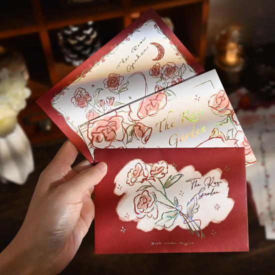 1 Set Letter Papers Exquisite Flower Pattern Bronzing Design Thick Delicate Write A Letter Eco-friendly Romantic Style Letter Paper Set Girl Supply
1 Set Letter Papers Exquisite Flower Pattern Bronzing Design Thick Delicate Write A Letter Eco-friendly Romantic Style Letter Paper Set Girl Supply