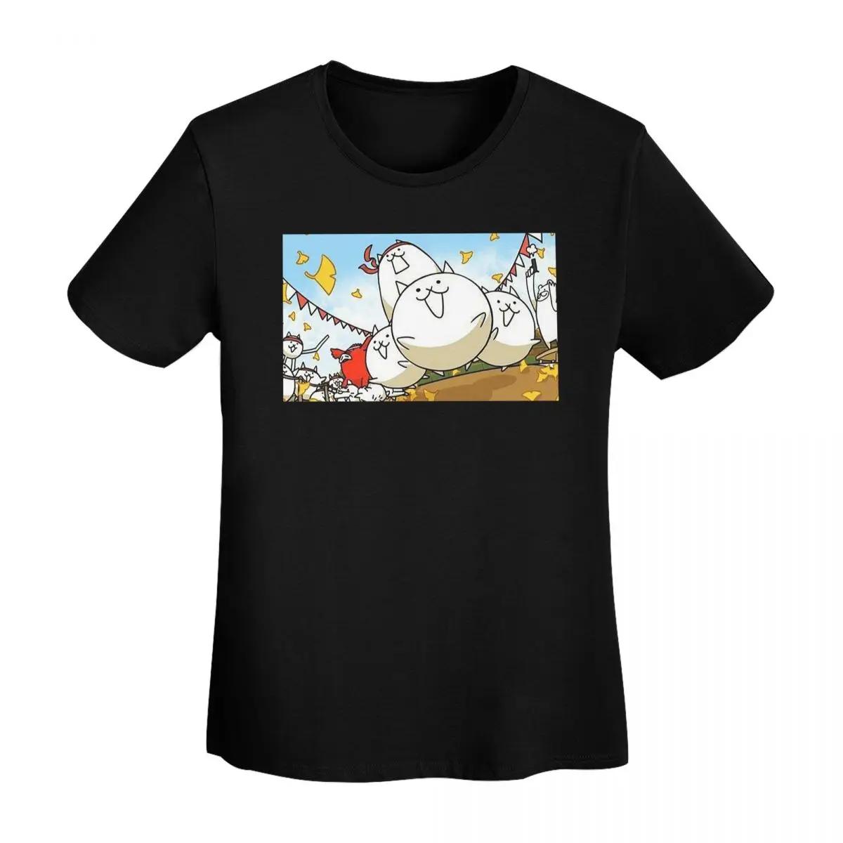Nyanko Great War Battle Cats TShirt Women Short Sleeve T Shirts Round Neck Streetwear Cotton Summer Tees Streetwear 4XL
Nyanko Great War Battle Cats TShirt Women Short Sleeve T Shirts Round Neck Streetwear Cotton Summer Tees Streetwear 4XL