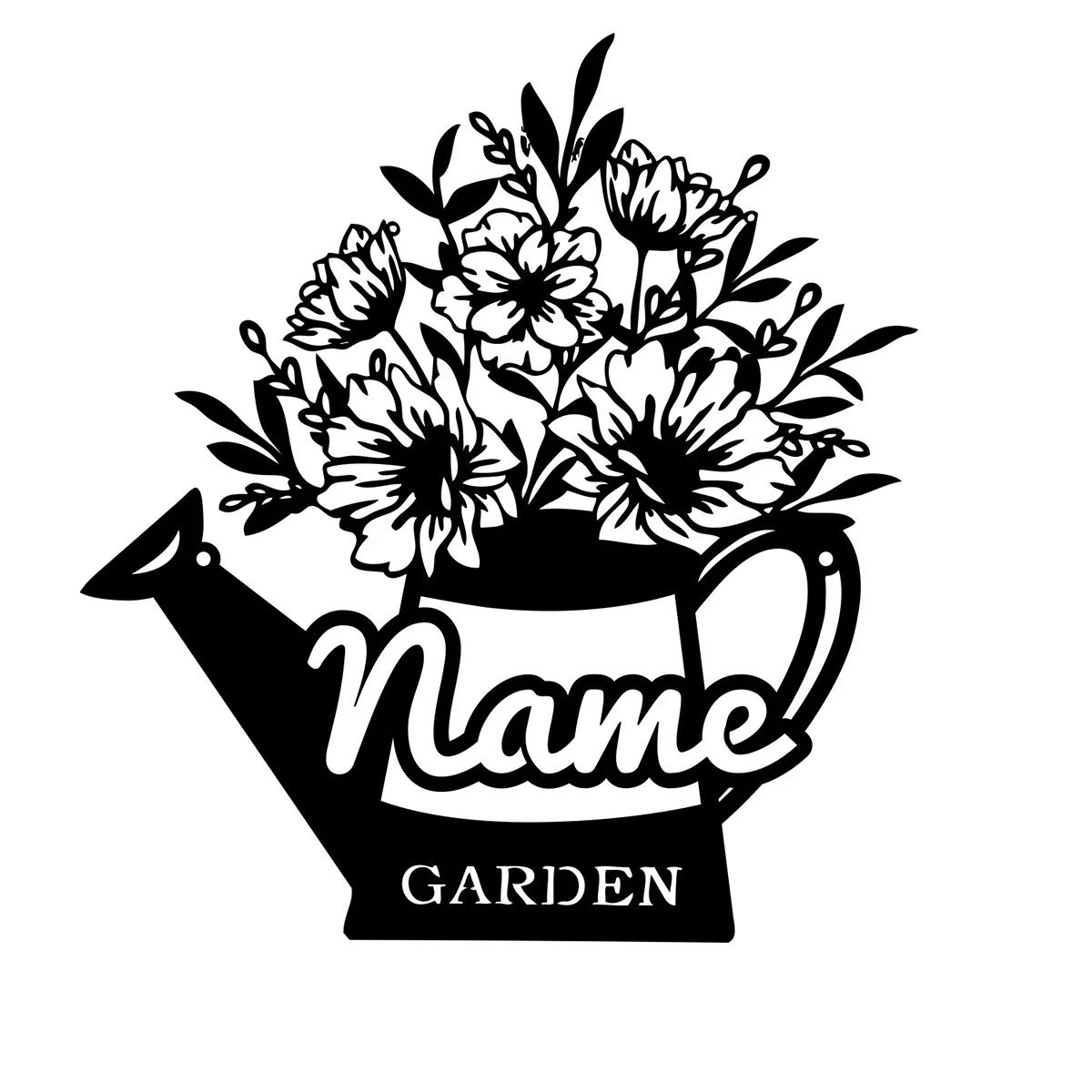 Personalized Metal Sign Custom Name Garden Gift Wall Art Hanging Floral Outdoor Decor Flower Plaque
Personalized Metal Sign Custom Name Garden Gift Wall Art Hanging Floral Outdoor Decor Flower Plaque