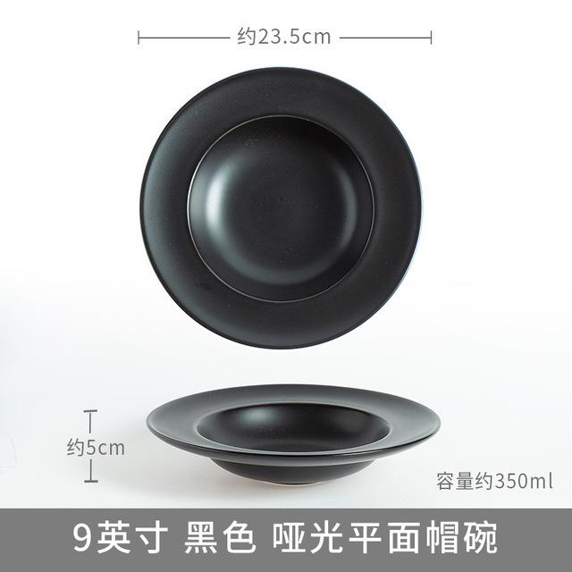 Nordic Color Glazed Ceramics, Soup Plate Household 9-Inch Straw Hat Plate Underglazed Salad Bowl Macaron Soup Plate E-Commerce
Nordic Color Glazed Ceramics, Soup Plate Household 9-Inch Straw Hat Plate Underglazed Salad Bowl Macaron Soup Plate E-Commerce