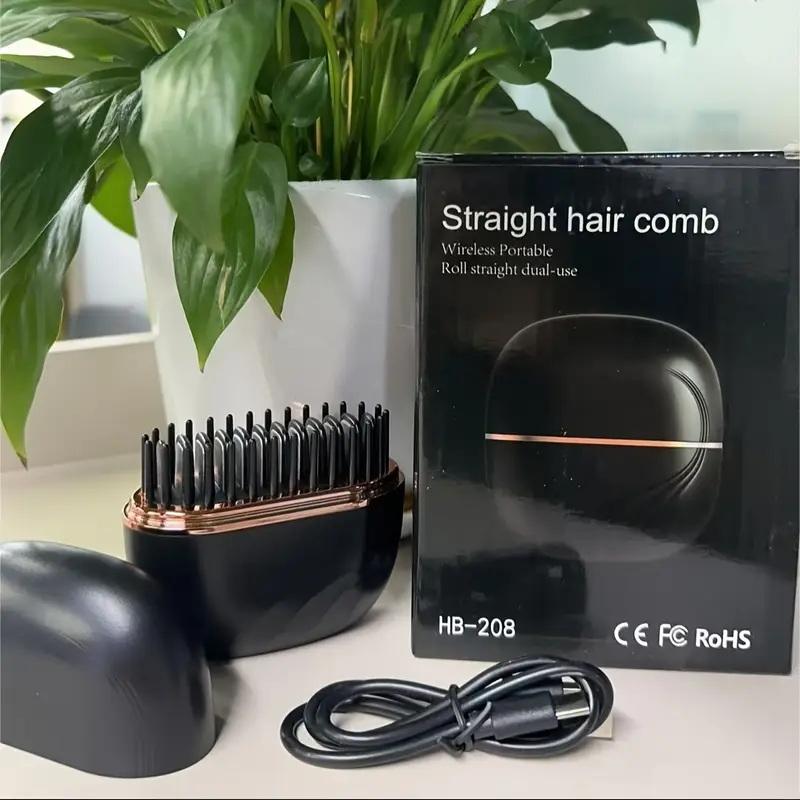 Wireless Charging Hair Comb Professional Straightening Hairdressing Tool For Home Use Long Hair Styling Volumizing Device чёрный
Wireless Charging Hair Comb Professional Straightening Hairdressing Tool For Home Use Long Hair Styling Volumizing Device чёрный