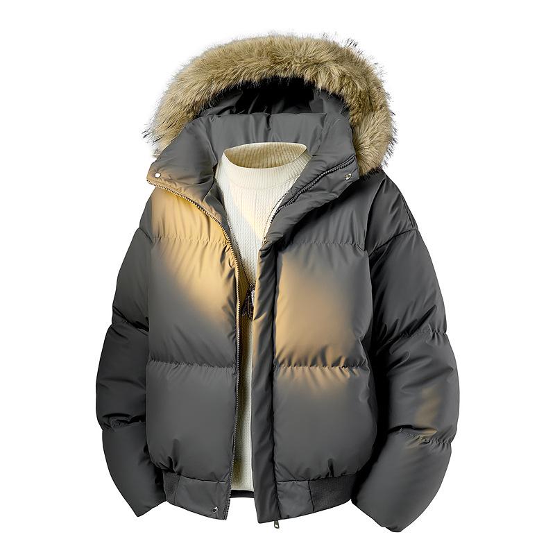 Winter 2025 Fashionable Loose Fit Cotton Coat with Fur Collar - Trendy, Thick, Warm Hong Kong Style Outerwear XXL темно-сірий
Winter 2025 Fashionable Loose Fit Cotton Coat with Fur Collar - Trendy, Thick, Warm Hong Kong Style Outerwear XXL темно-сірий