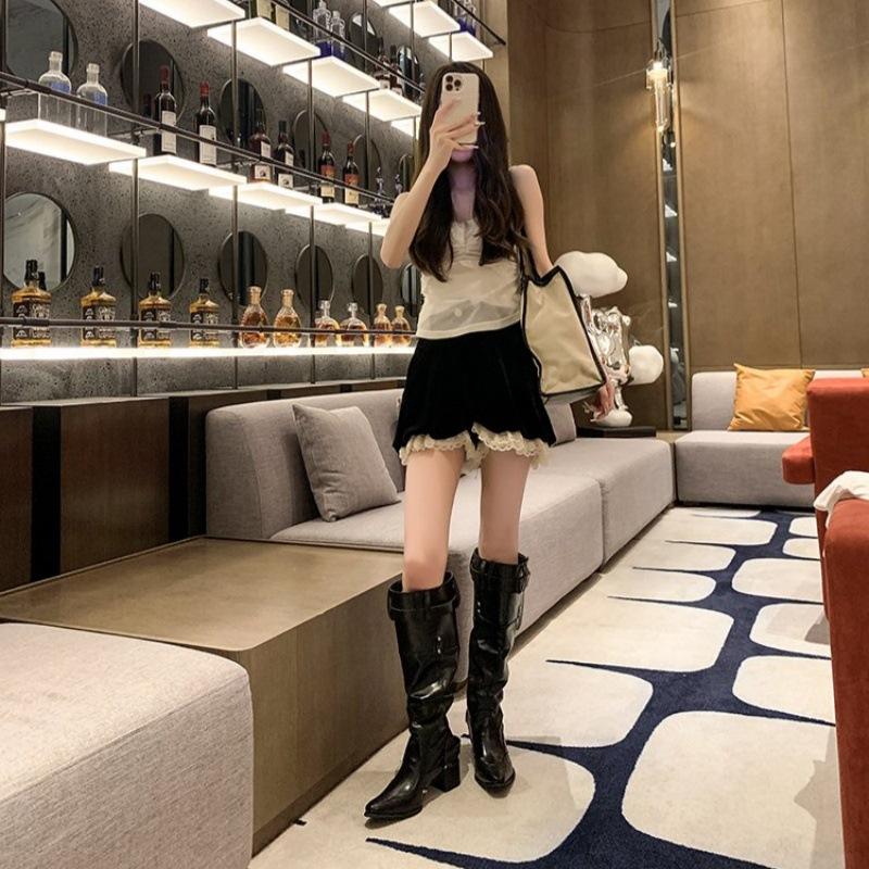 Но женские ботфорты 2025 осень и зима хаки замшевые остроносые сапоги детские толстый каблук тонкие плиссированные сапоги-гармошка 40 чёрный
Но женские ботфорты 2025 осень и зима хаки замшевые остроносые сапоги детские толстый каблук тонкие плиссированные сапоги-гармошка 40 чёрный