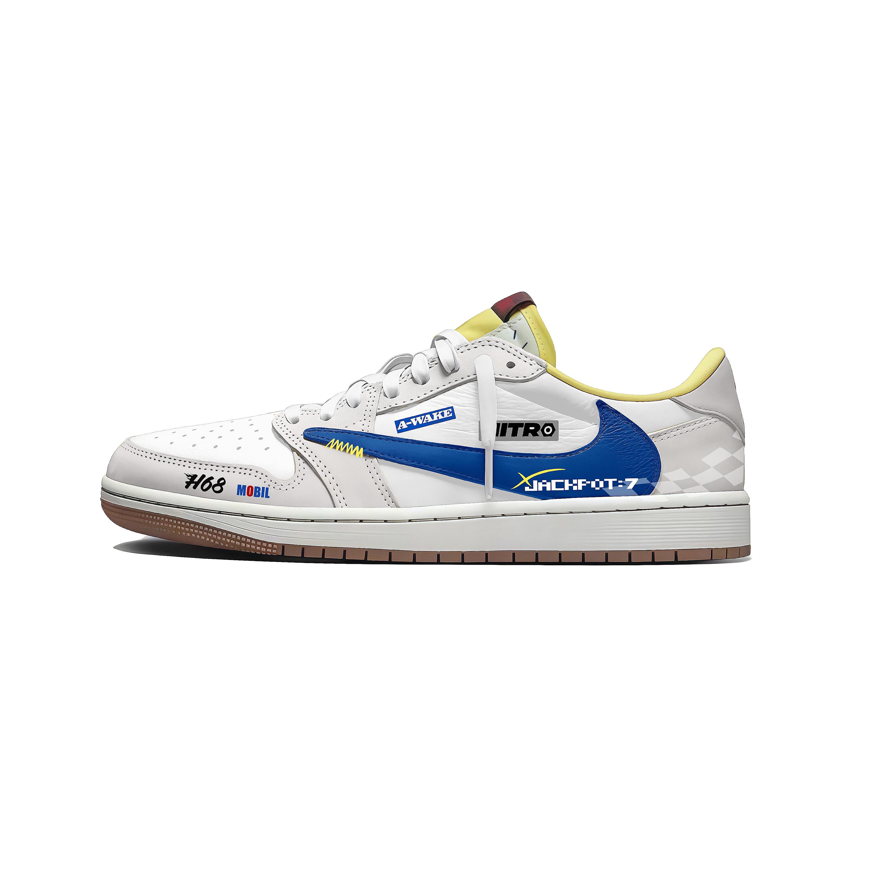 Travis Scott x Jordan Air Jordan 1 Low top Vintage Basketball Shoes Unisex Gray Blue DZ4137-700(Team1282-) 35.5
Travis Scott x Jordan Air Jordan 1 Low top Vintage Basketball Shoes Unisex Gray Blue DZ4137-700(Team1282-) 35.5