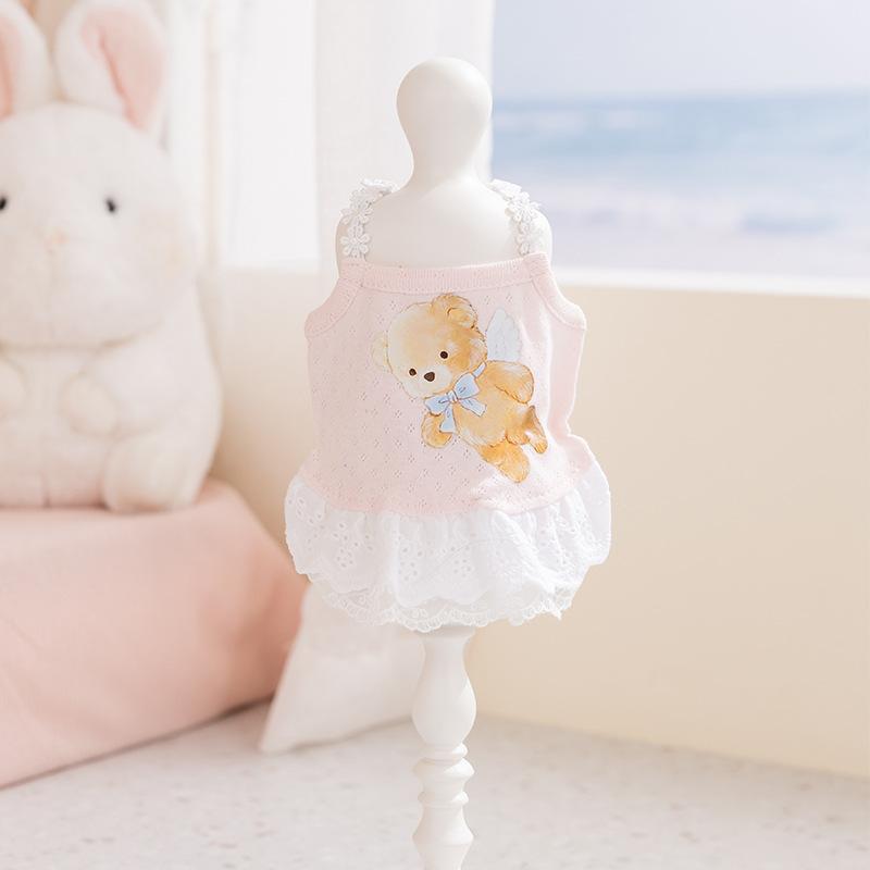Breathable Bear Print Pet Dress, Lightweight Summer Suspender Skirt for Small Dogs & Cats XXL: 7.5-10kg
Breathable Bear Print Pet Dress, Lightweight Summer Suspender Skirt for Small Dogs & Cats XXL: 7.5-10kg