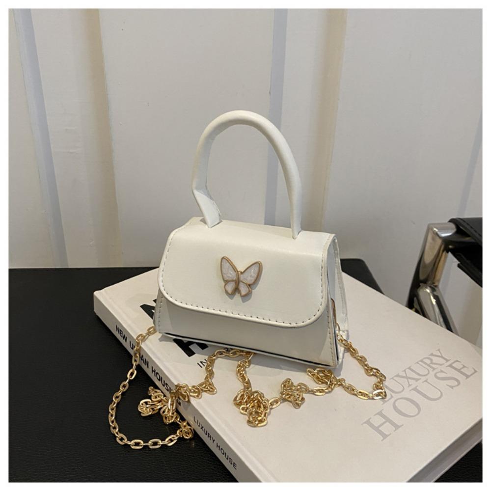 Женская сумка, качественная и стильная сумка через плечо, модная сумка на цепочке, сумка через плечо, маленькая квадратная сумка белый