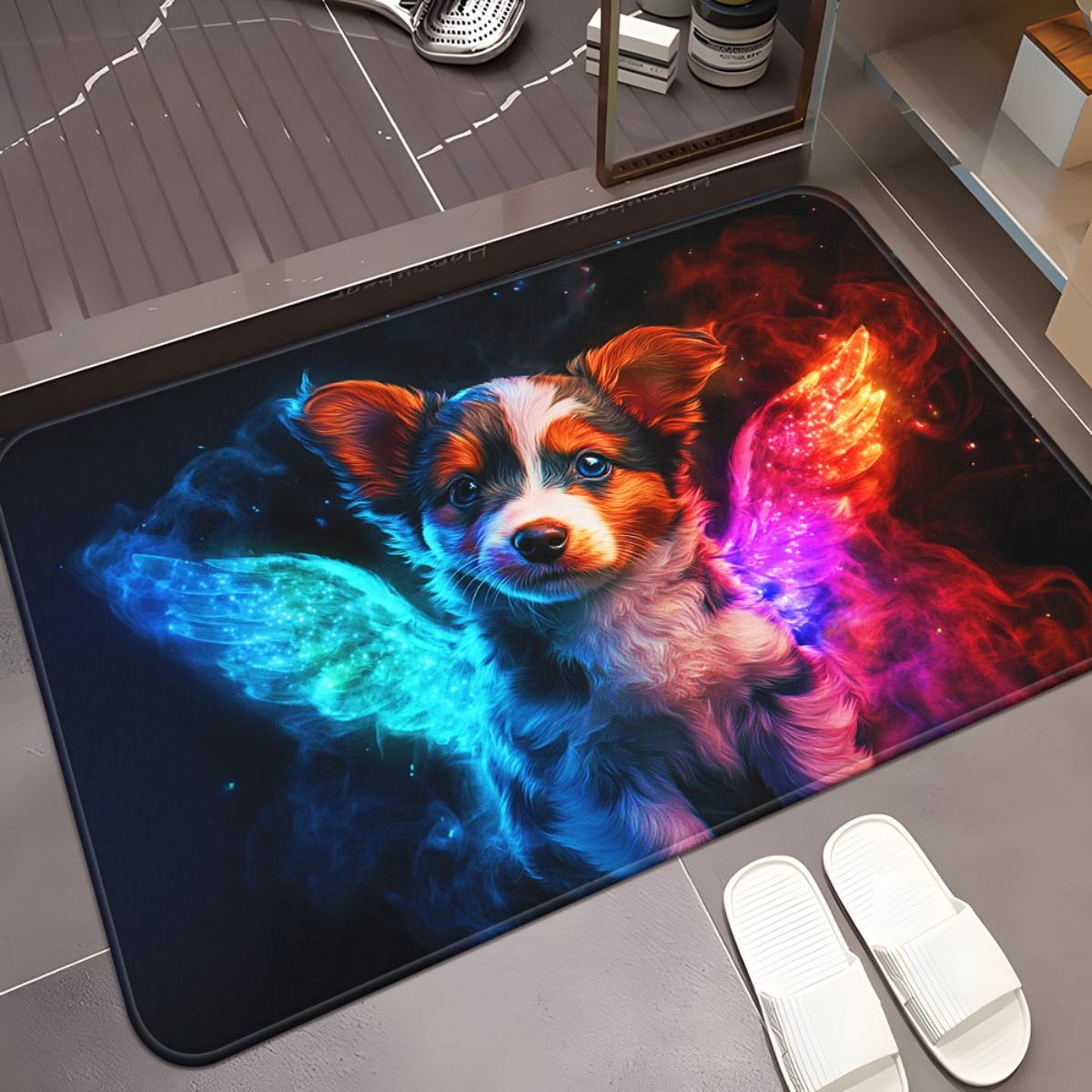 1pc Vibrant Winged Dog HD Printed Door Mat – Non-Slip, Absorbent Microfiber Polyester Rug for Bathroom, Bedroom, Living Room, an 40x60cm
1pc Vibrant Winged Dog HD Printed Door Mat – Non-Slip, Absorbent Microfiber Polyester Rug for Bathroom, Bedroom, Living Room, an 40x60cm