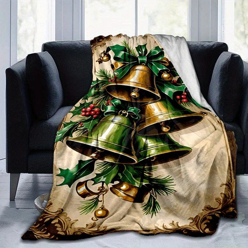1pc Christmas Bells Printing Lightweight Flannel Blanket, Comfortable and Warm Blanket, for Camping Sofa Bed and Couch Office, Gift 100x150cm
1pc Christmas Bells Printing Lightweight Flannel Blanket, Comfortable and Warm Blanket, for Camping Sofa Bed and Couch Office, Gift 100x150cm