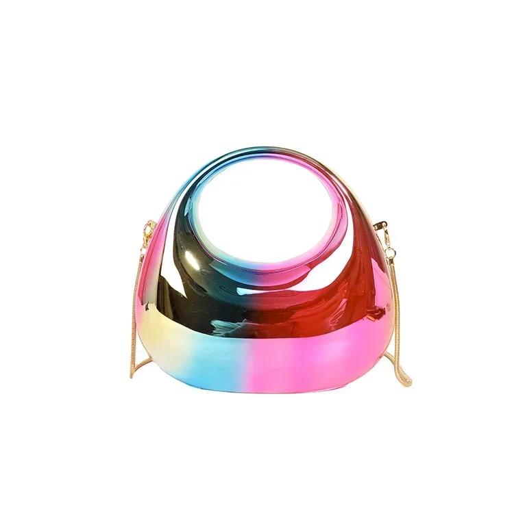 New PVC Sweet Women s Crossbody Bags 2026 Hot Selling Concise Light Luxury Handbag Metallic Luster Half Moon Party Banquet Bag
New PVC Sweet Women s Crossbody Bags 2026 Hot Selling Concise Light Luxury Handbag Metallic Luster Half Moon Party Banquet Bag