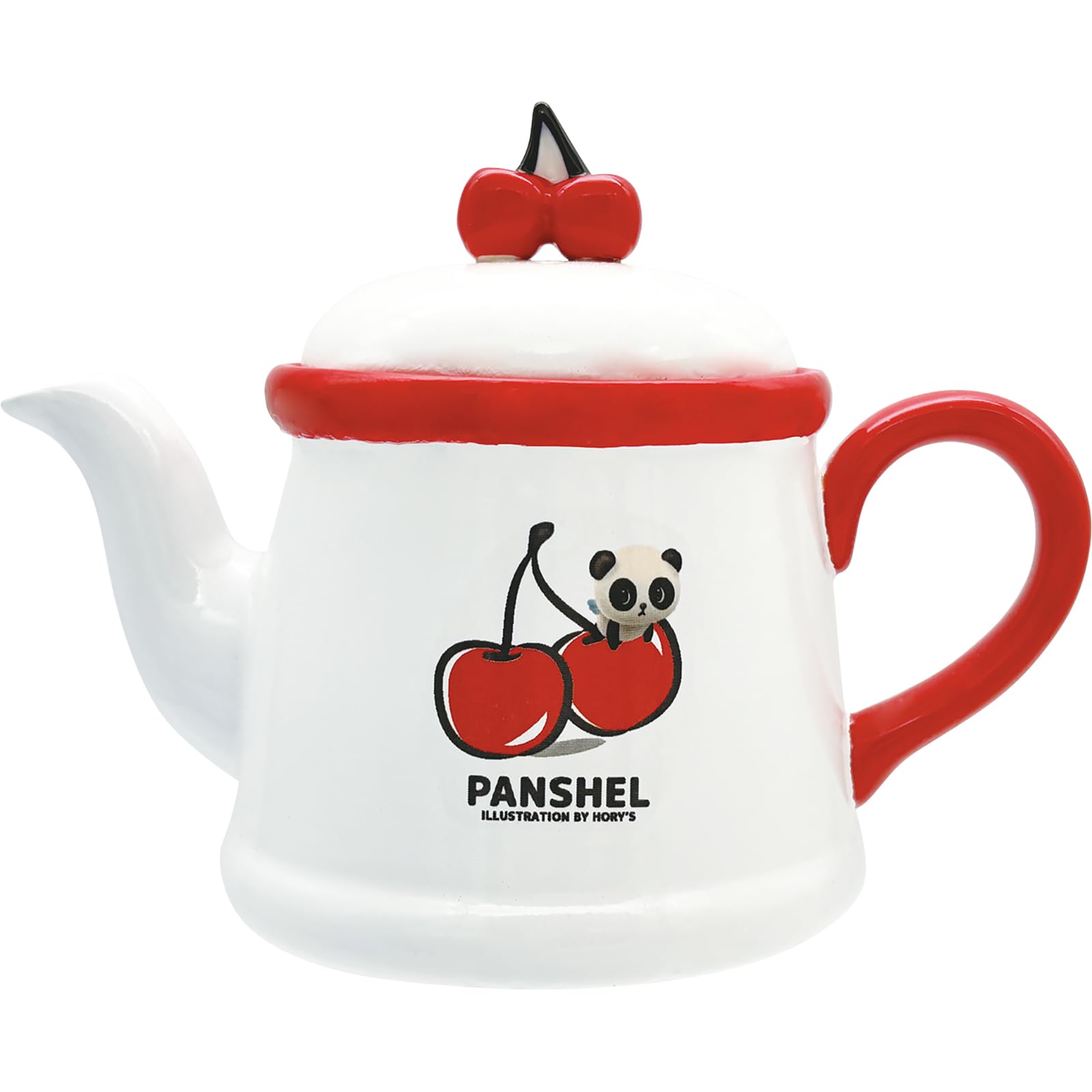 WORLD Panshell Teapot with Cherry SAN4807 PANSHELS Official Handle, White, 350ml, белый
WORLD Panshell Teapot with Cherry SAN4807 PANSHELS Official Handle, White, 350ml, белый