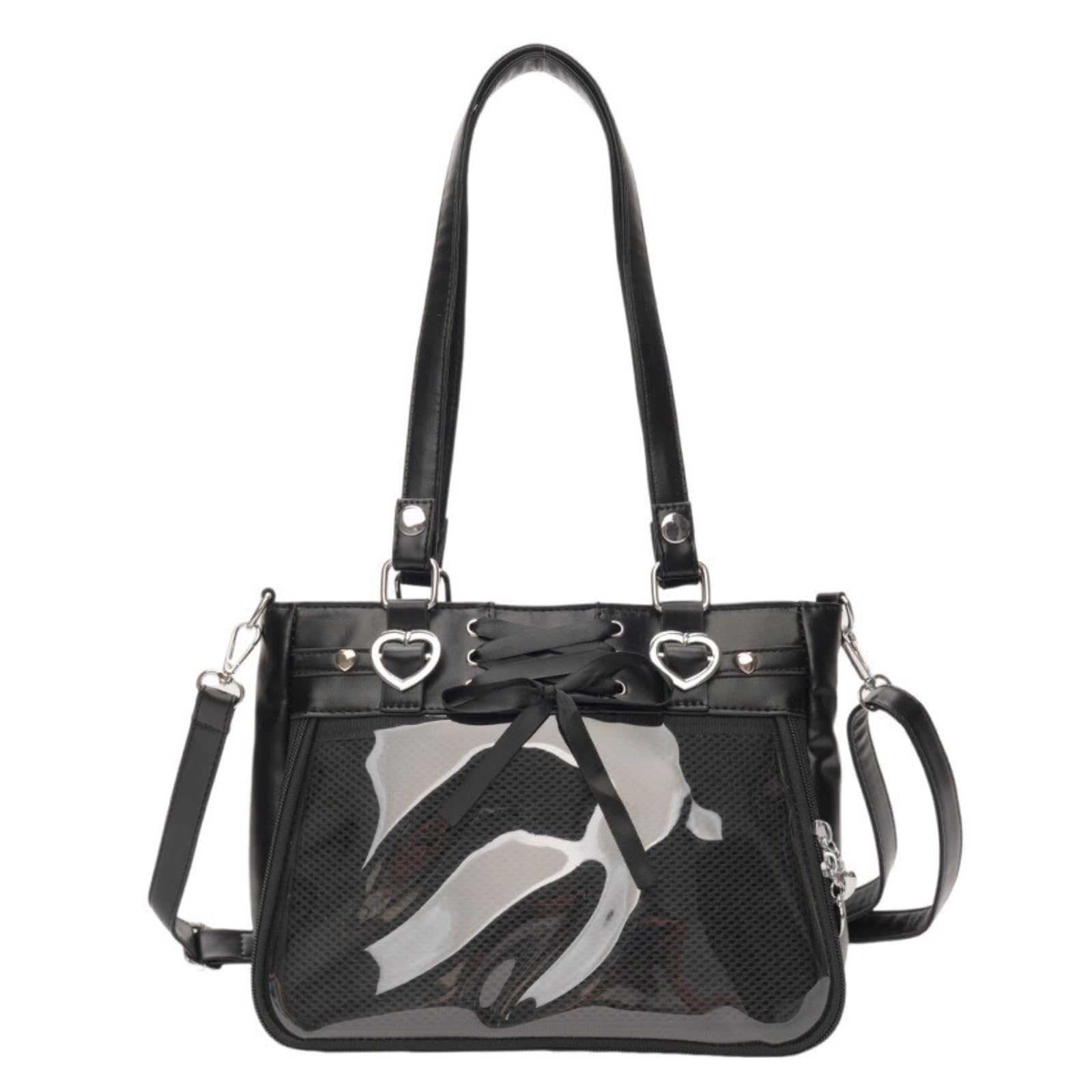 Harujio Ita Bag, Cute ToteShoulder Bag, Heart Lace-Up Design, Premium Ita Bag, Mini, Small, Perfect for Idol Activities, Sheets, Plush Toys, Ribbon,
Harujio Ita Bag, Cute ToteShoulder Bag, Heart Lace-Up Design, Premium Ita Bag, Mini, Small, Perfect for Idol Activities, Sheets, Plush Toys, Ribbon,