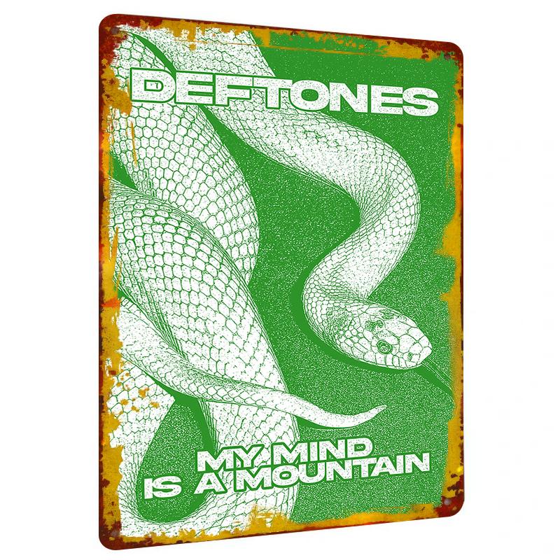 Deftones My Mind Is A Mountain Snake Pattern Custom Metal Tin Sign Wall Art Decor For Music Fans 20x30cm(7.8x11.8inch)
Deftones My Mind Is A Mountain Snake Pattern Custom Metal Tin Sign Wall Art Decor For Music Fans 20x30cm(7.8x11.8inch)