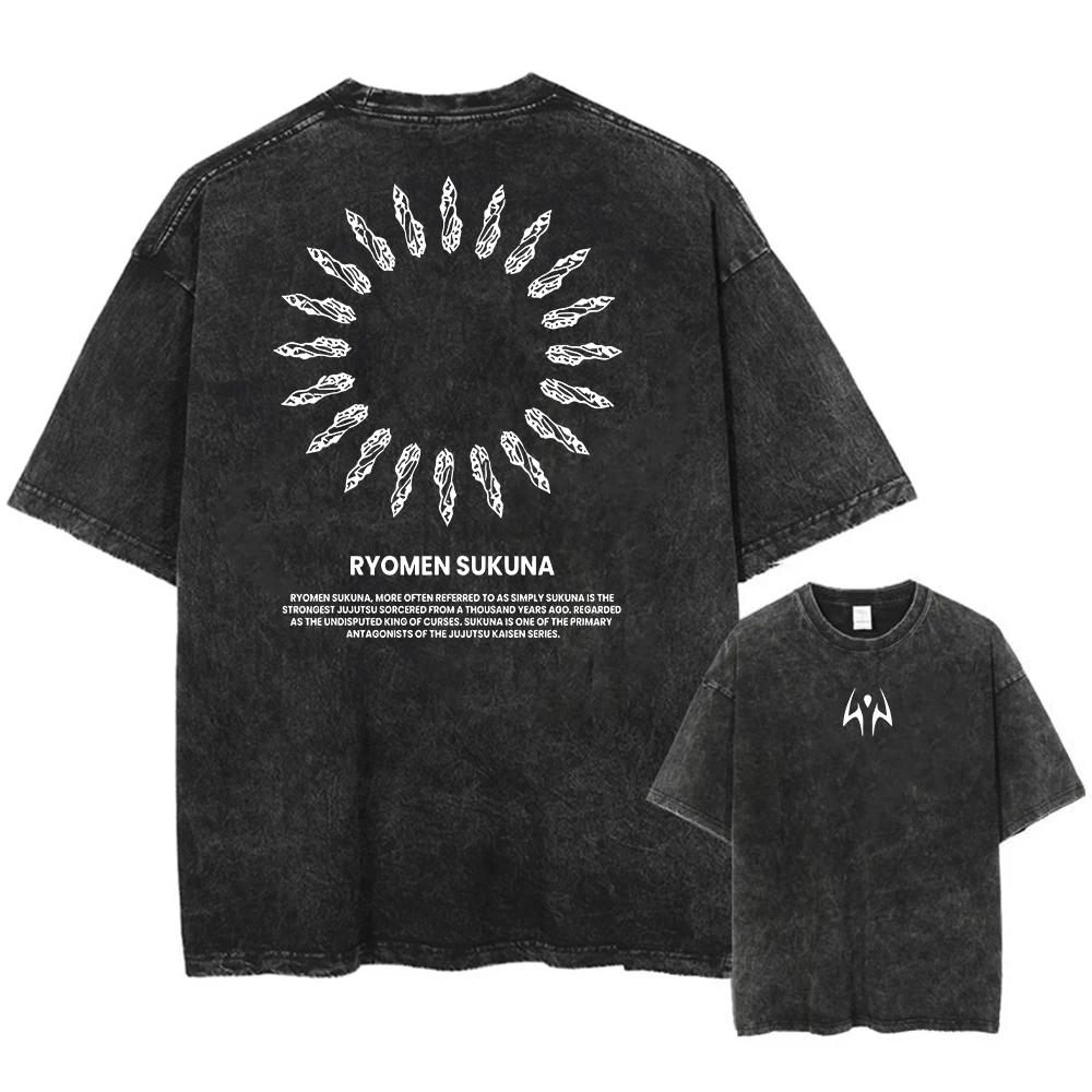 Short Sleeved Round Neck Yk Tshirt Men Clothing New in Top Tees Mens TShirt Camisetas Washed Anime Graphic Print S
Short Sleeved Round Neck Yk Tshirt Men Clothing New in Top Tees Mens TShirt Camisetas Washed Anime Graphic Print S