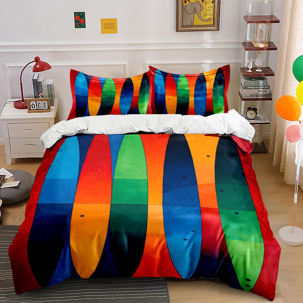 Multicolored vertical surfboards. Bedding sets Duvet cover sets Duvet covers Pillowcases(1 * Duvet Cover 2 * Pillowcases, without duvet insert) 135x200cm
Multicolored vertical surfboards. Bedding sets Duvet cover sets Duvet covers Pillowcases(1 * Duvet Cover 2 * Pillowcases, without duvet insert) 135x200cm