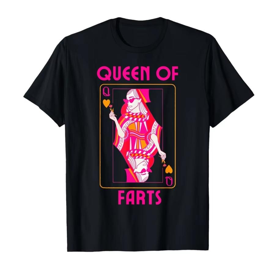 Queen of Farts Embarrassing Joke Adult Humor T-shirt Men Women 100% Cotton T Shirts Short Sleeve Tops 5XL різнокольоровий
Queen of Farts Embarrassing Joke Adult Humor T-shirt Men Women 100% Cotton T Shirts Short Sleeve Tops 5XL різнокольоровий