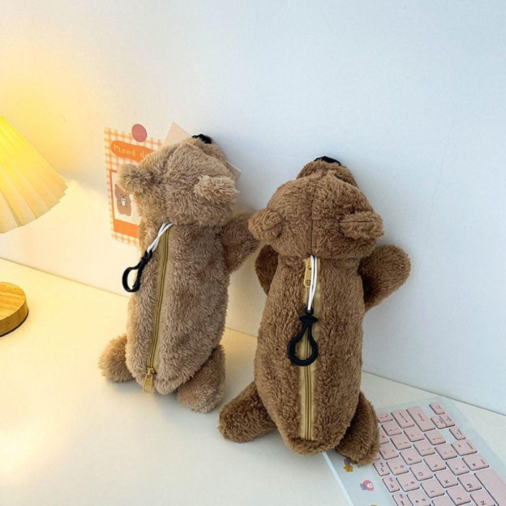 Cartoon Cartoon Animal Pencil Case Plush Bear Plush Pencil Case Bear Plush Pen Bag Students светло-коричневого
Cartoon Cartoon Animal Pencil Case Plush Bear Plush Pencil Case Bear Plush Pen Bag Students светло-коричневого