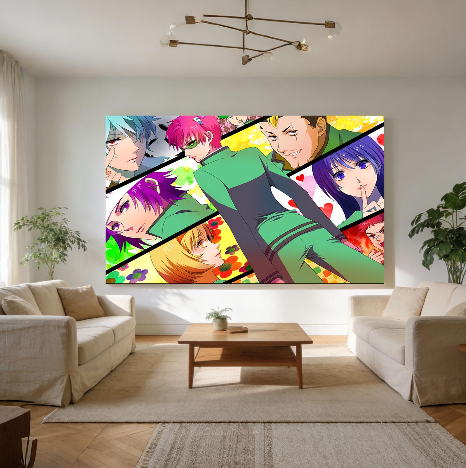 Anime The Disastrous Life of Saiki K Printed Tapestry Fans Support Wall Hanging Aesthetic Wall Decor for Dorm Bedroom 74x94cm(29x37in)
Anime The Disastrous Life of Saiki K Printed Tapestry Fans Support Wall Hanging Aesthetic Wall Decor for Dorm Bedroom 74x94cm(29x37in)