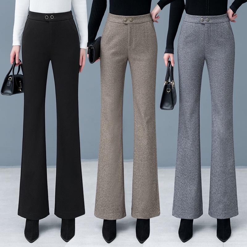 Women s High Waist Woolen Micro Flare Pants - Slimming, Casual, Versatile Drapey Design L
Women s High Waist Woolen Micro Flare Pants - Slimming, Casual, Versatile Drapey Design L