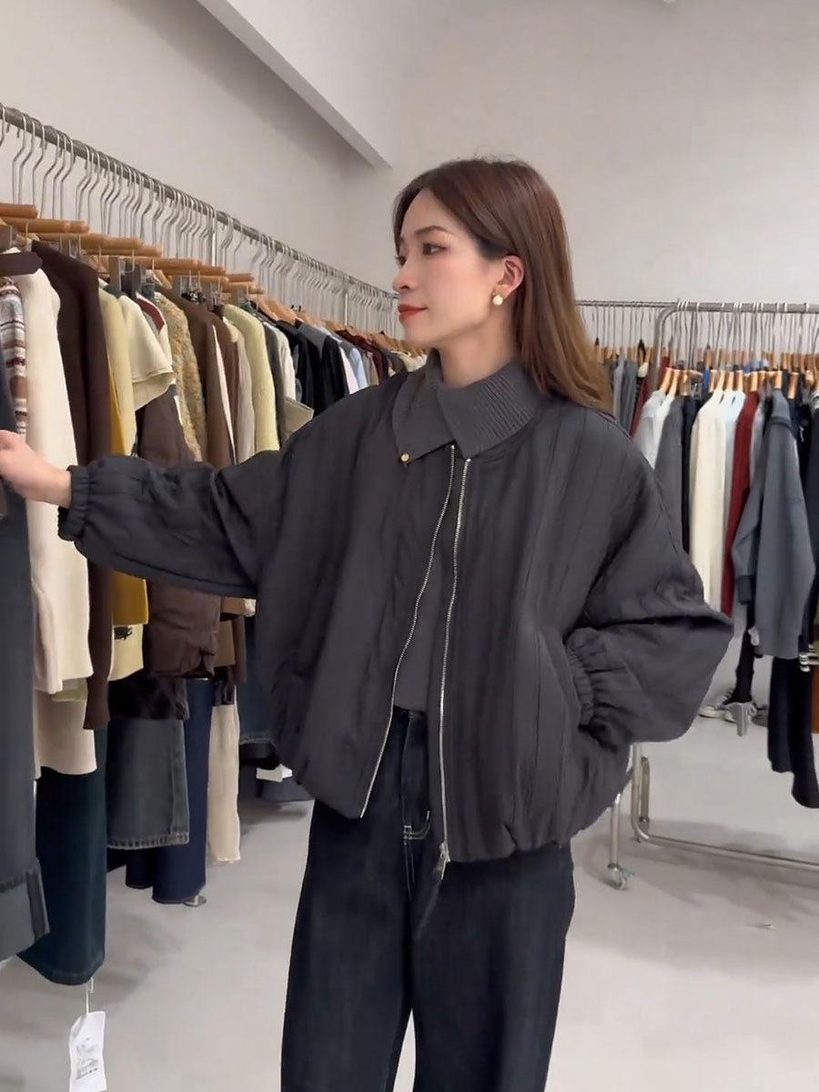 Женская стеганая хлопковая куртка в корейском стиле 2024 года – Повседневное пальто свободного кроя для осени/зимы L чёрный
Женская стеганая хлопковая куртка в корейском стиле 2024 года – Повседневное пальто свободного кроя для осени/зимы L чёрный