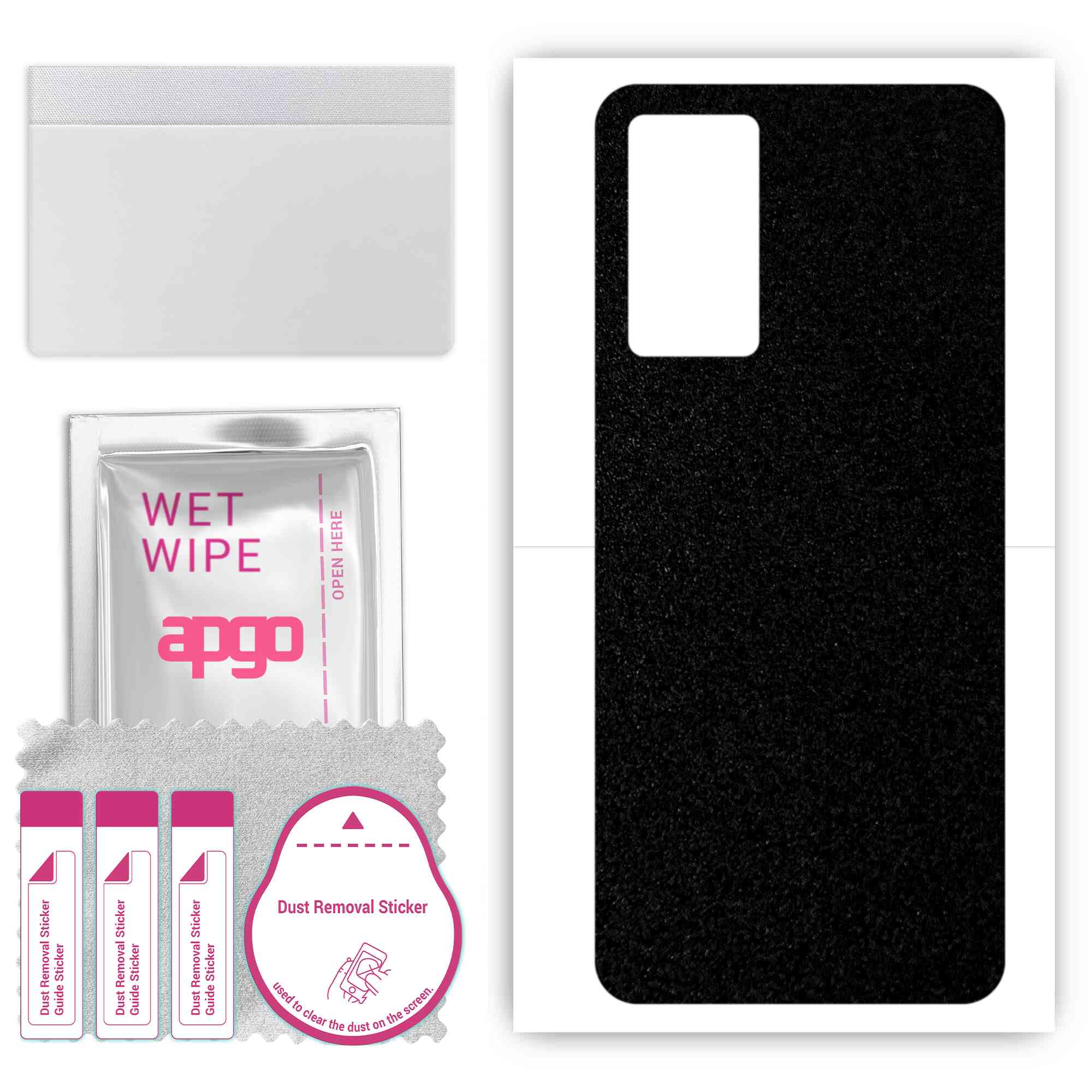 apgo Protective Skin Sticker for the back compatible with Vivo Y75 4G, Wrap Film, Foil, Vinyl - Pattern Matte Black
apgo Protective Skin Sticker for the back compatible with Vivo Y75 4G, Wrap Film, Foil, Vinyl - Pattern Matte Black