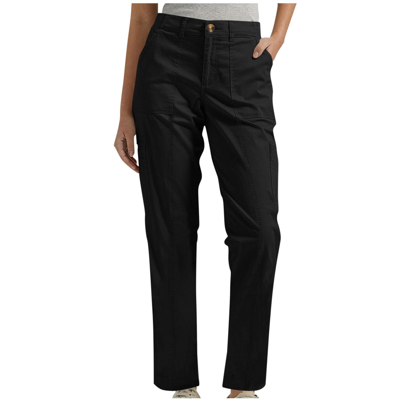 Women’s Straight Leg Work Pants Durable Cotton Fabric Classic Fit with Multiple Utility Pockets Zipper Fly Design S чёрный
Women’s Straight Leg Work Pants Durable Cotton Fabric Classic Fit with Multiple Utility Pockets Zipper Fly Design S чёрный