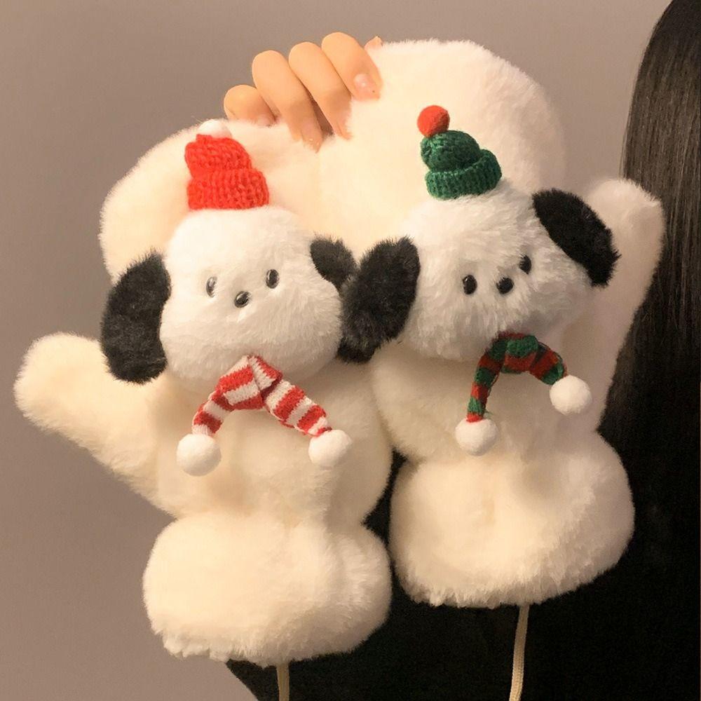 Neck Hanging Puppy Plush Mittens Christmas Winter Gloves Sweet Full Finger Mittens Autumn бежевый
Neck Hanging Puppy Plush Mittens Christmas Winter Gloves Sweet Full Finger Mittens Autumn бежевый