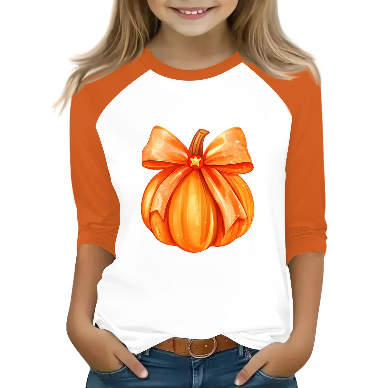 Tops For Youth Girls 4-16 Years Round Neck 3/4 Sleeves T-Shirts Trendy Tops Outfit Tees Halloween Day 100 бежевий
Tops For Youth Girls 4-16 Years Round Neck 3/4 Sleeves T-Shirts Trendy Tops Outfit Tees Halloween Day 100 бежевий