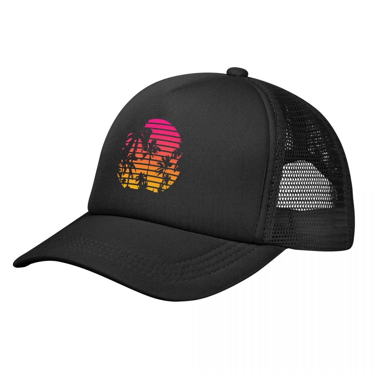 Тропический закат Кепка дальнобойщика Сетчатая бейсболка Snapback Кепки 80-х Synthwave Vaporwave Punk Ретро Новинка Дышащая гоночная кепка
Тропический закат Кепка дальнобойщика Сетчатая бейсболка Snapback Кепки 80-х Synthwave Vaporwave Punk Ретро Новинка Дышащая гоночная кепка