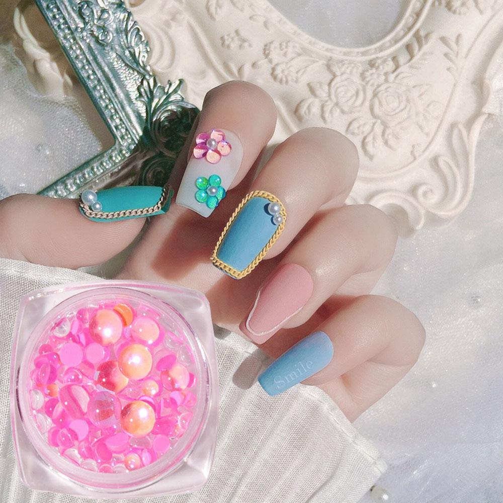 Камни Маникюр Инструмент Дизайн ногтей Конфеты Бусины 3D Украшения для ногтей Aurora Diamond DIY Украшения