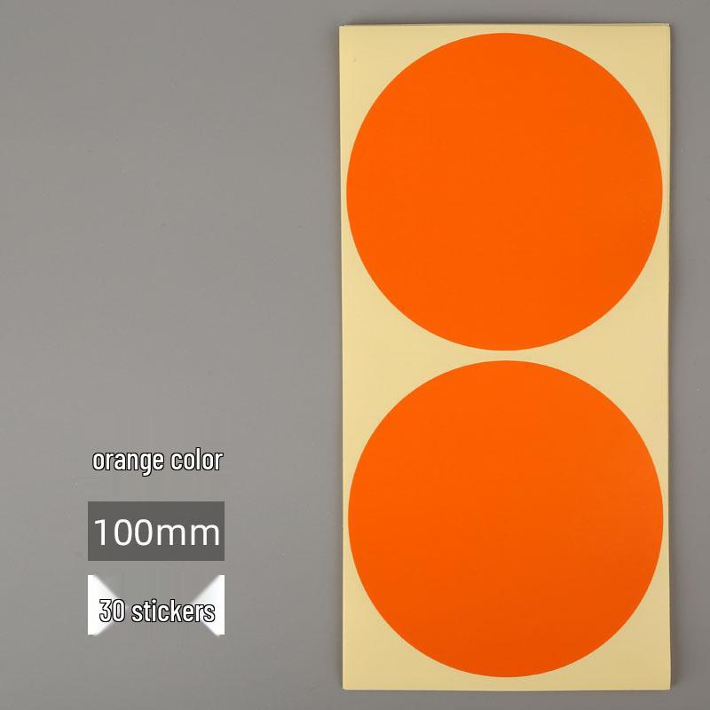 100mm Colored Circular Adhesive Label Stickers, Hand-writable Large Dot Stickers
100mm Colored Circular Adhesive Label Stickers, Hand-writable Large Dot Stickers