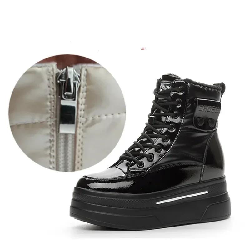 Fashion 2025 New Autumn Winter 9cm Cow Genuine Leather Down Cloth Women Ankle Booties Platform Wedge Females Plush Warm Shoes Snow Boots 34 чёрный
Fashion 2025 New Autumn Winter 9cm Cow Genuine Leather Down Cloth Women Ankle Booties Platform Wedge Females Plush Warm Shoes Snow Boots 34 чёрный