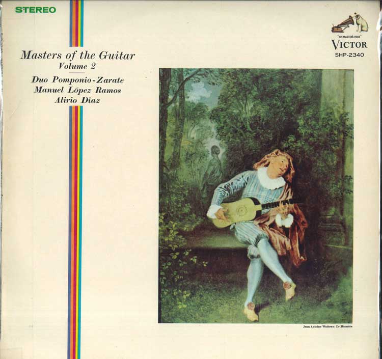 LP Record DUO POMPONIO ZARATE, MANUEL LOPEZ R - Masters Of The Guitar Volume 2 SHP2340 VICTOR Japan Classical Used
LP Record DUO POMPONIO ZARATE, MANUEL LOPEZ R - Masters Of The Guitar Volume 2 SHP2340 VICTOR Japan Classical Used