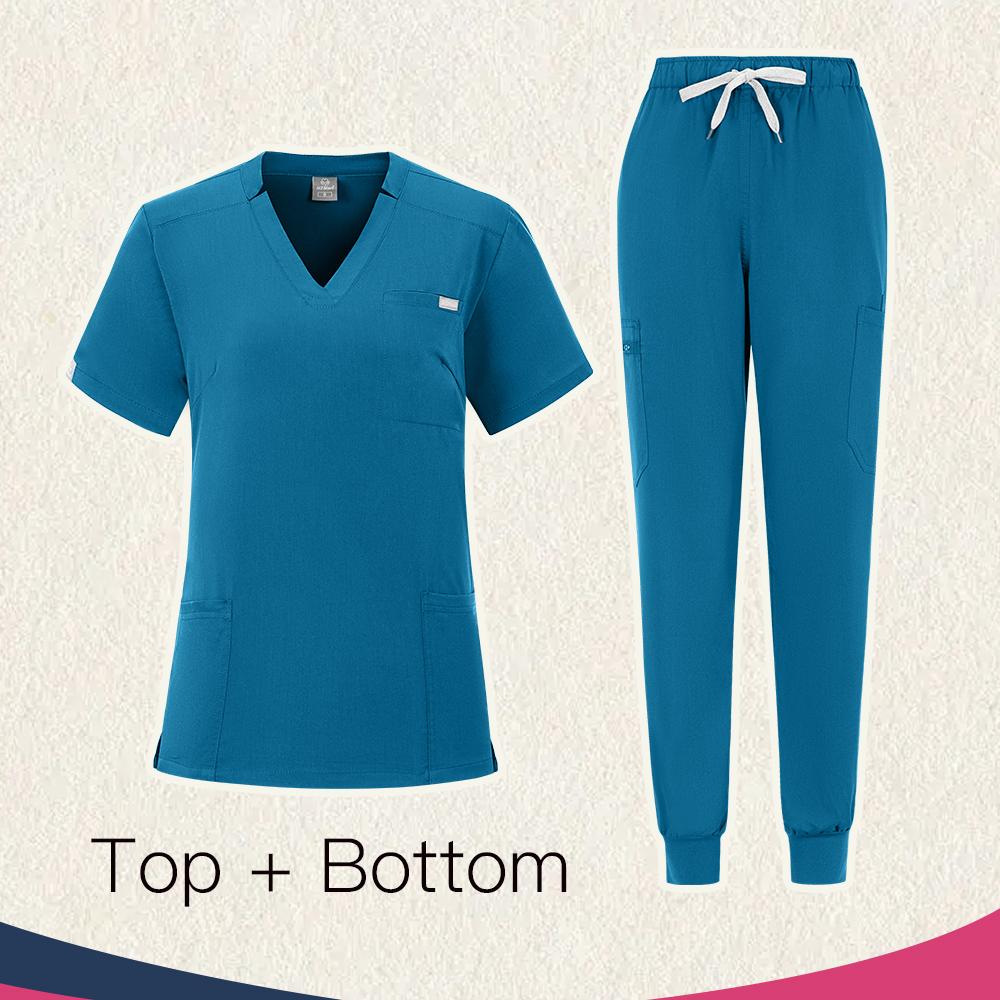 Multicolor Surgical Suit Nurse Scrub Set Clinical Medical Doctor Nursing Uniforms Short SleeveV-neck Tops Pocket Pants Workwear 2XL небо синє кольору
Multicolor Surgical Suit Nurse Scrub Set Clinical Medical Doctor Nursing Uniforms Short SleeveV-neck Tops Pocket Pants Workwear 2XL небо синє кольору