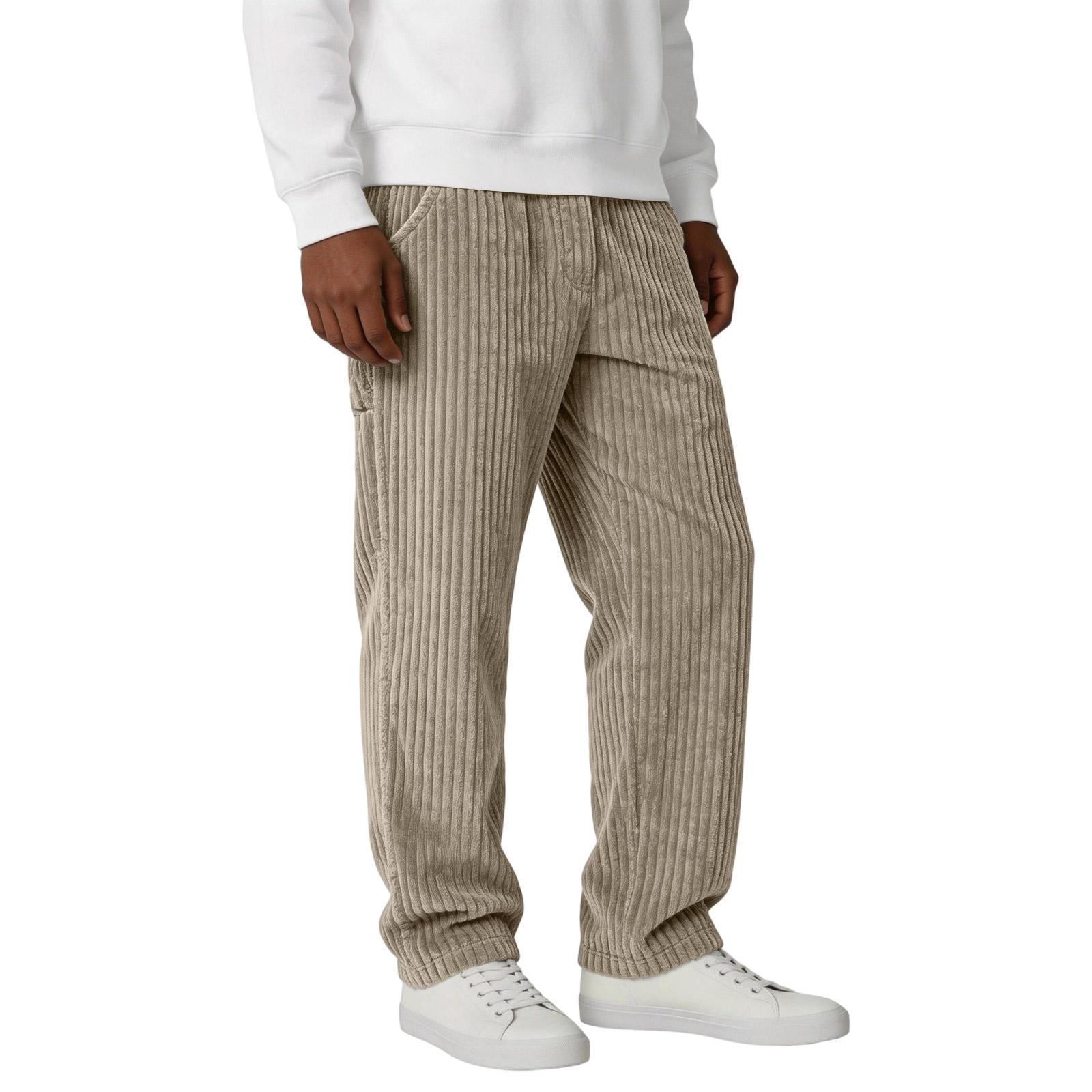 Men s American- Casual Vintage Vertical Stripe Corduroy Pants - Men s Loose Straight-leg Multi-pocket Work Pants XXXL хаки
Men s American- Casual Vintage Vertical Stripe Corduroy Pants - Men s Loose Straight-leg Multi-pocket Work Pants XXXL хаки