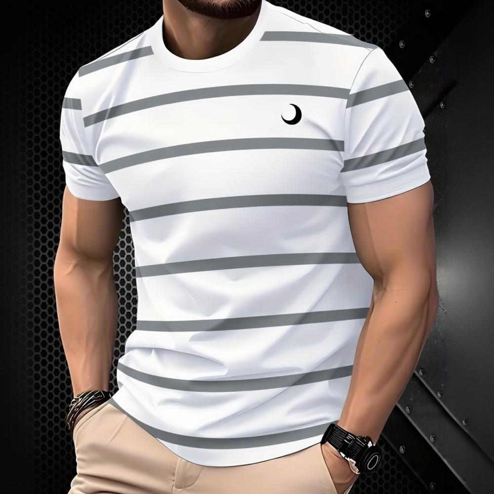 Мужская футболка с узором в полоску, модная летняя одежда, футболка с 3D-принтом, одежда свободного кроя для мужчин 5XL
Мужская футболка с узором в полоску, модная летняя одежда, футболка с 3D-принтом, одежда свободного кроя для мужчин 5XL