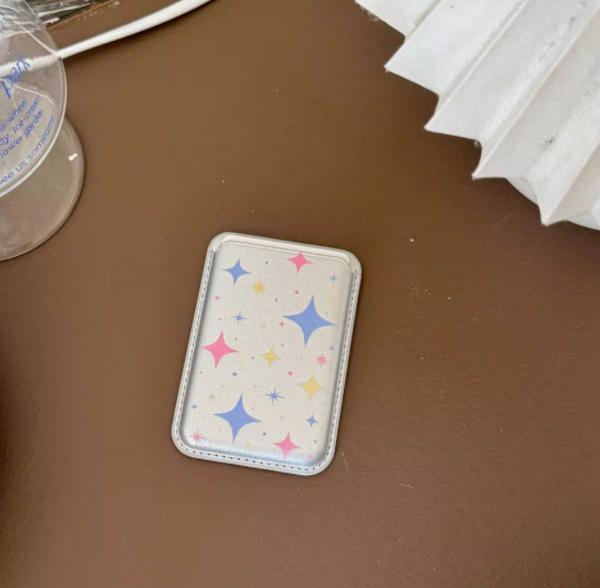 Colorful Stars Magnetic Card Holder Leather Case for Apple Phones Single Card Holder
Colorful Stars Magnetic Card Holder Leather Case for Apple Phones Single Card Holder