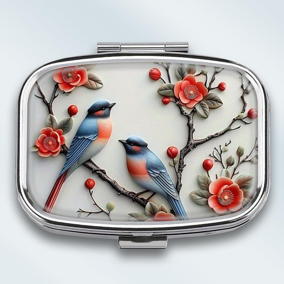 Portable Pill Box with 2 Compartments, Mini Metal Medicine Organizer Case, Cute Printed Pill Container for Vitamins, Pills, Jewelry, Travel, Daily Use різнокольоровий
Portable Pill Box with 2 Compartments, Mini Metal Medicine Organizer Case, Cute Printed Pill Container for Vitamins, Pills, Jewelry, Travel, Daily Use різнокольоровий