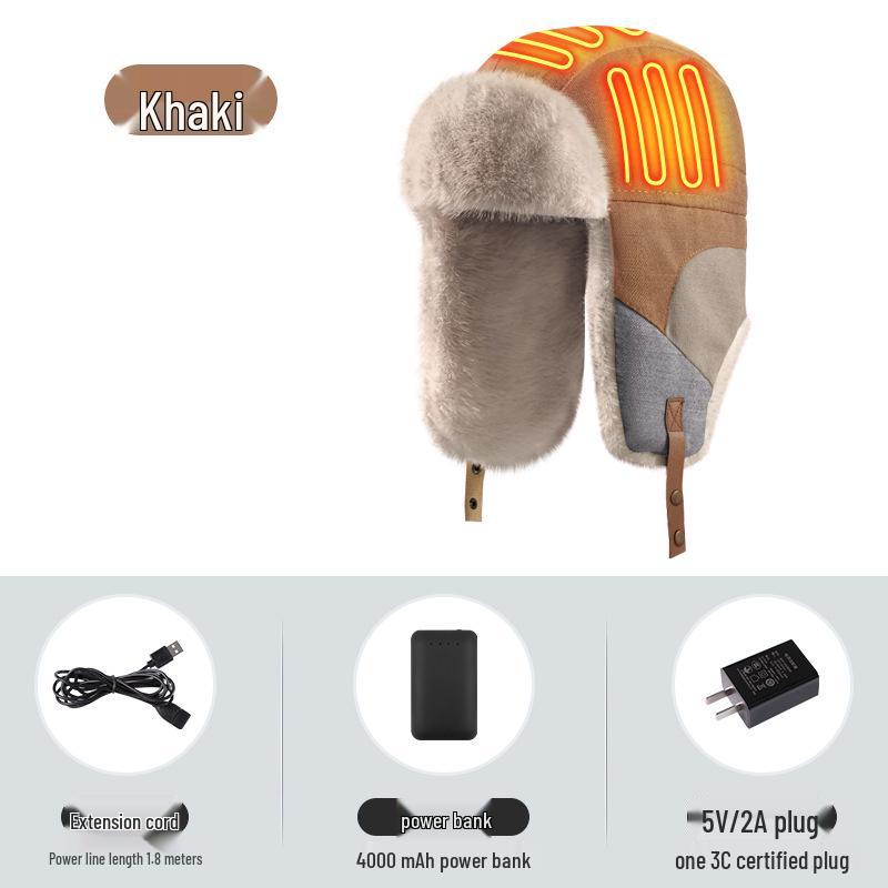 Carbon Fiber Heated Lei Feng Hat: Winter Outdoor Cycling & Motorcycle Anti-Freeze Ear Warm Cap хакі
Carbon Fiber Heated Lei Feng Hat: Winter Outdoor Cycling & Motorcycle Anti-Freeze Ear Warm Cap хакі