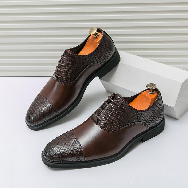 Men s shoes large size new casual leather shoes fashion men s business dress leather shoes trend retro groom wedding shoes 38
Men s shoes large size new casual leather shoes fashion men s business dress leather shoes trend retro groom wedding shoes 38