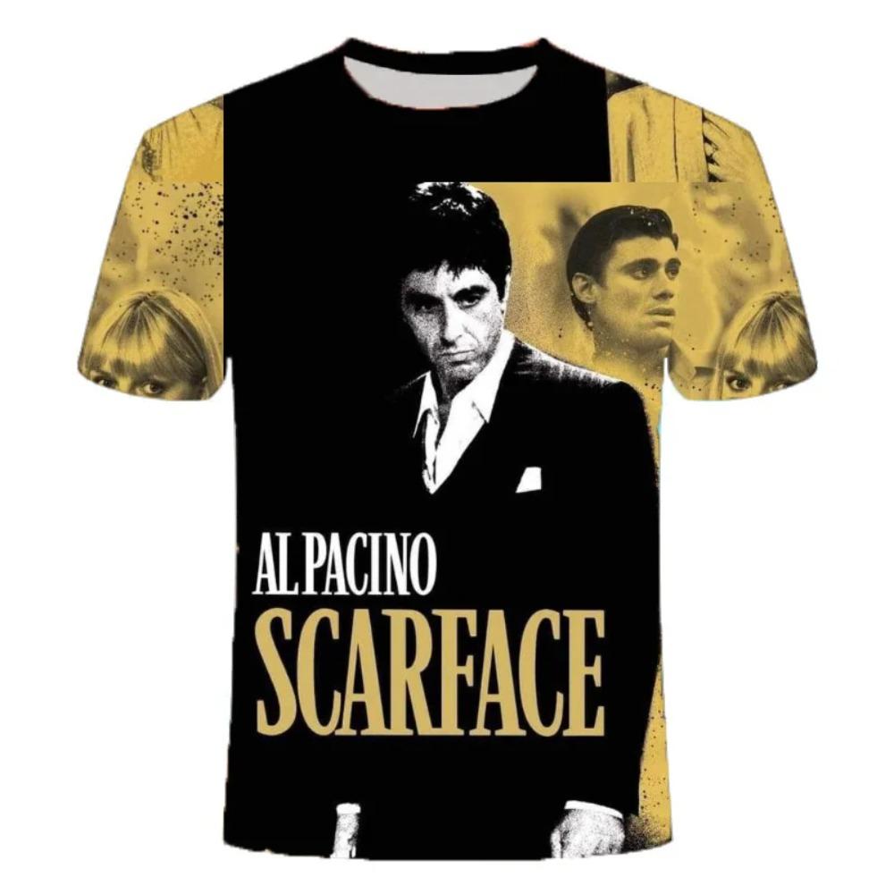 New Fashion Movie Scarface 3D Printed T-shirt Summer Men Women Casual Harajuku Style Tee shirt Oversized Street Kid Y2k Top XS(old)
New Fashion Movie Scarface 3D Printed T-shirt Summer Men Women Casual Harajuku Style Tee shirt Oversized Street Kid Y2k Top XS(old)